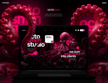 Mockup de landing page premium